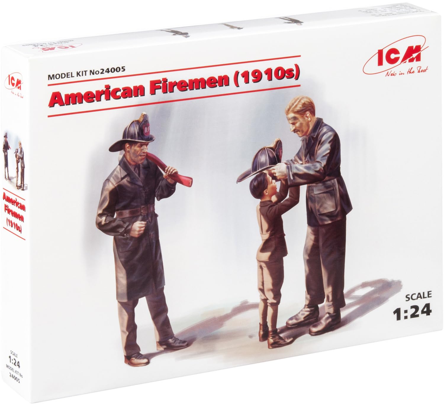 ICM 1:24 - American Firemen (1910's) 3 Figs