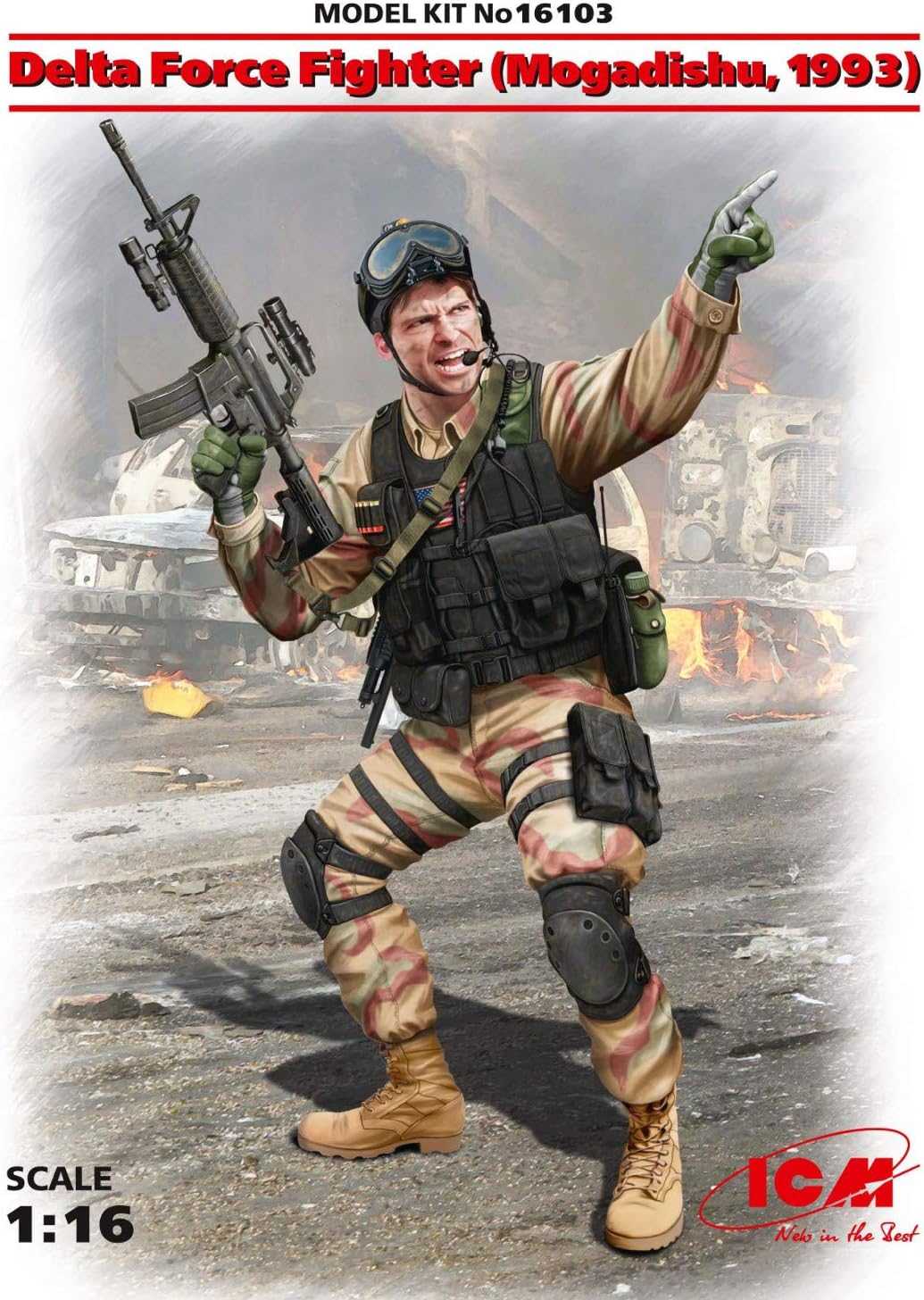ICM 1:16 - Delta Force Fighter (Mogadishu 1993
