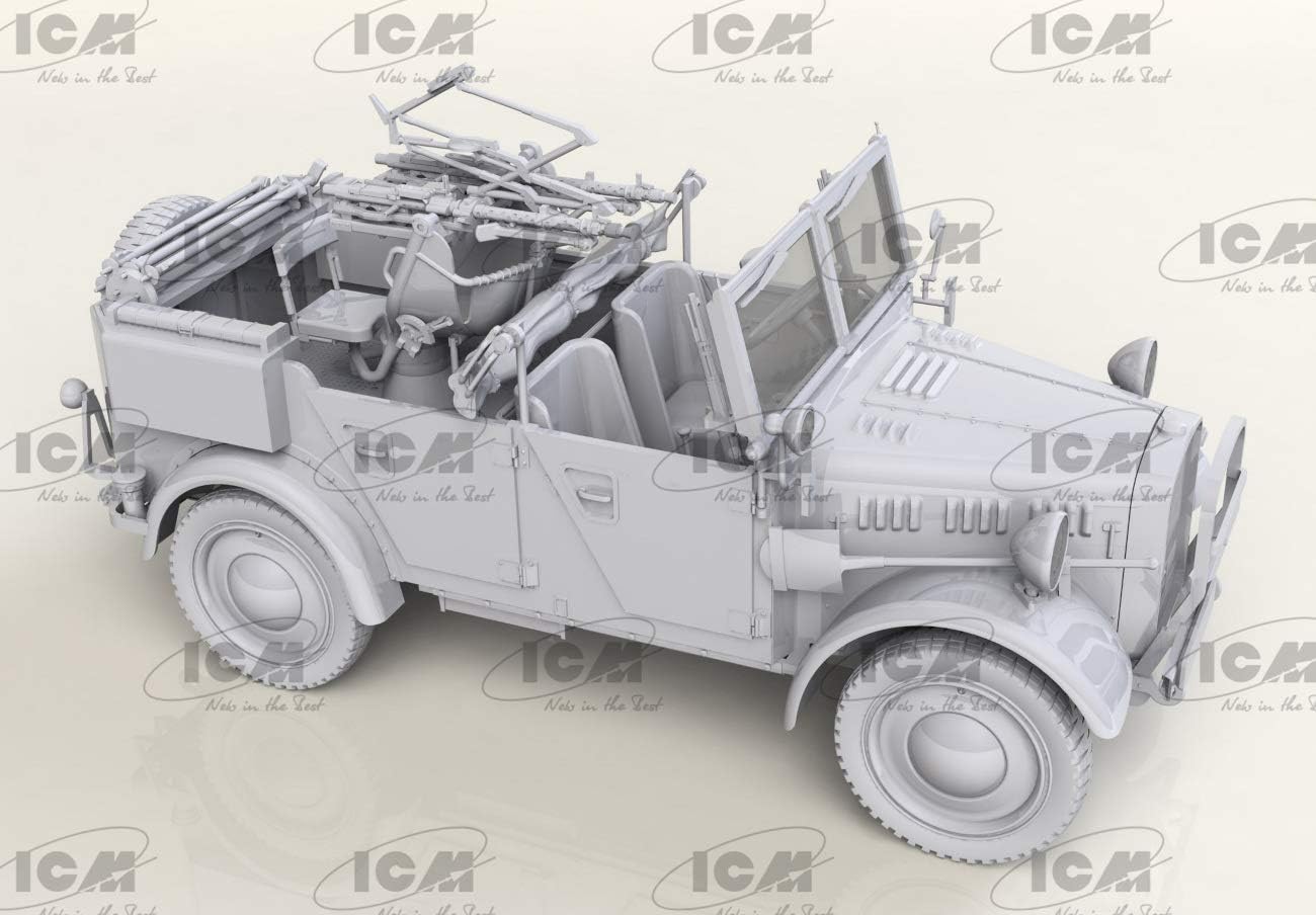 ICM 1:35 - le.gl.Einheitz-Pkw Kfz.4, WWII German AA Vehicle Model kit, ICM35584