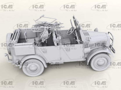 ICM 1:35 - le.gl.Einheitz-Pkw Kfz.4, WWII German AA Vehicle Model kit, ICM35584