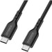 OtterBox Standard USB-C to USB-C PD Fast Charge Cable, Flex Tested and Durable, Fast Charging Cable for Smartphone and Tablet, 2M, Black