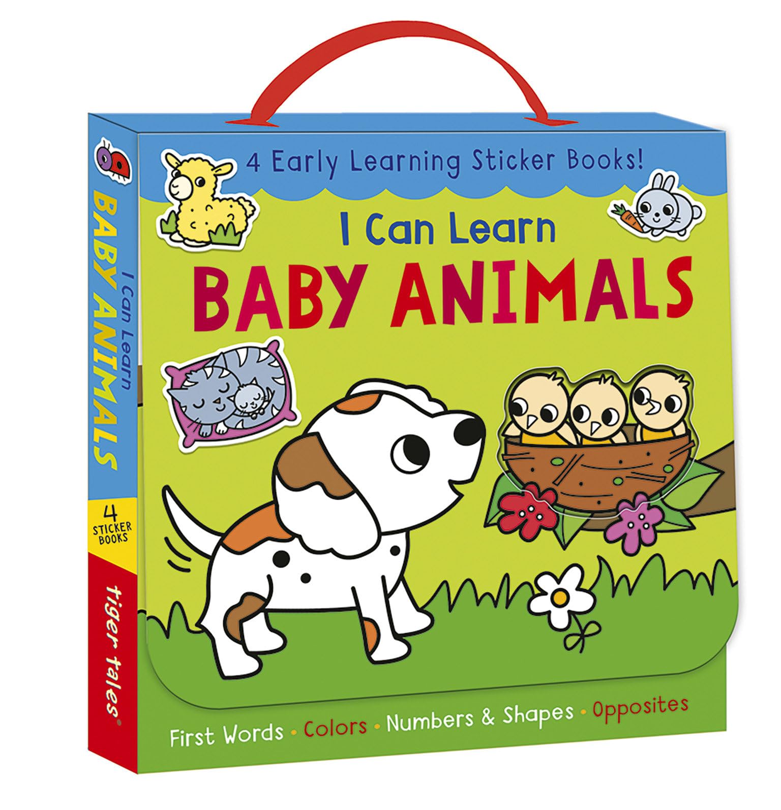 I Can Learn Baby Animals: 4 Early Learning Sticker Books!