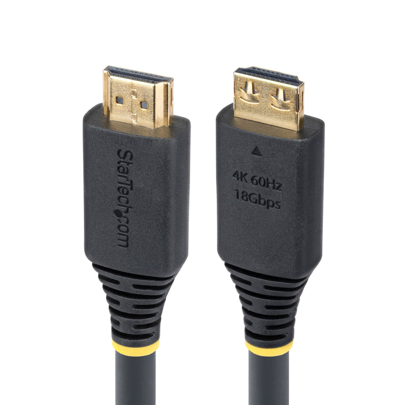 StarTech.com 7m (23ft) High Speed HDMI Cable with Gripping Connectors, 4K 60Hz/1440p 144Hz, 18Gbps, UHD HDMI Cord, TPE Jacket