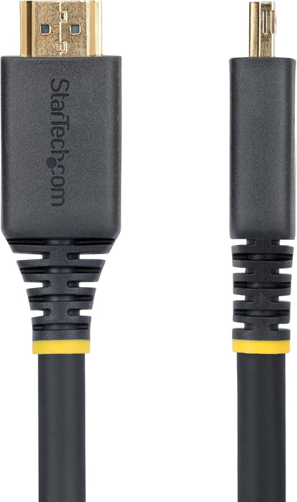 StarTech.com 7m (23ft) High Speed HDMI Cable with Gripping Connectors, 4K 60Hz/1440p 144Hz, 18Gbps, UHD HDMI Cord, TPE Jacket