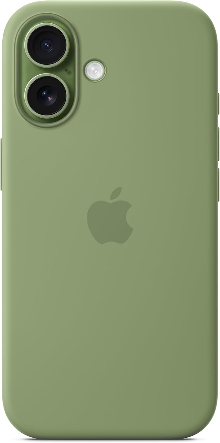 Apple - Back Cover For Mobile Phone - Magsafe Compatibility - Silicone - Light Moss - For Iphone 17