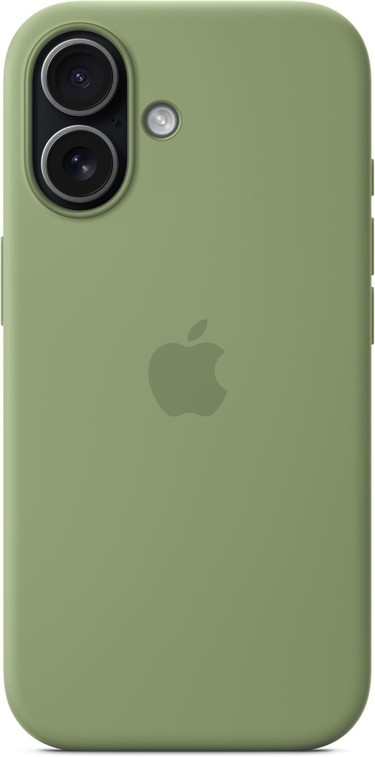 Apple - Back Cover For Mobile Phone - Magsafe Compatibility - Silicone - Light Moss - For Iphone 17