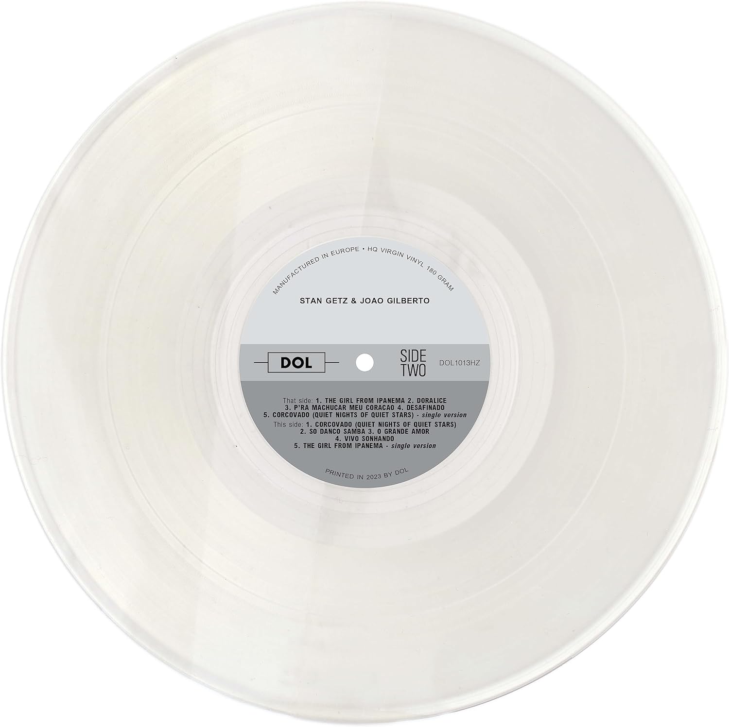 SKUURTFR Getz/Gilberto (Transparent Clear Vinyl)