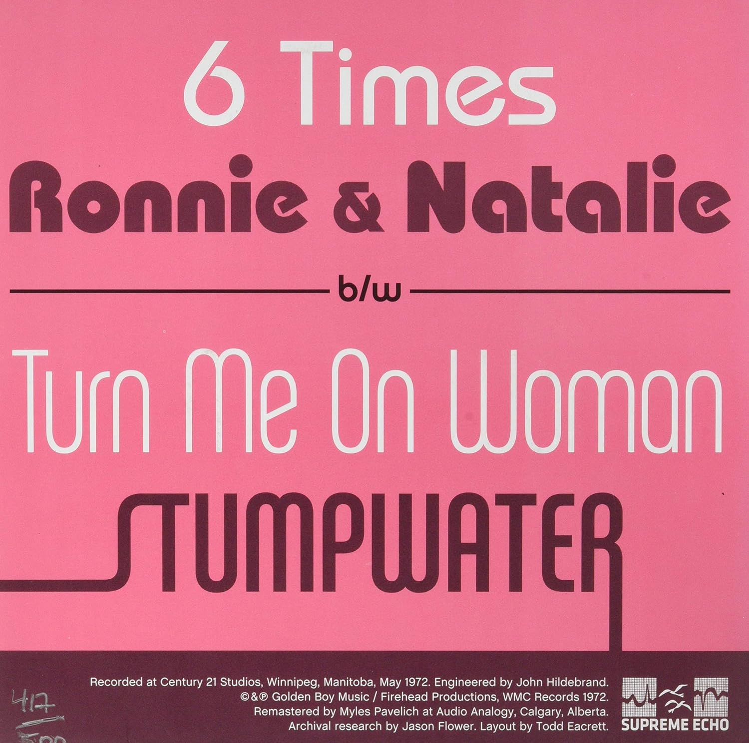 6 Times/Turn Me on Woman