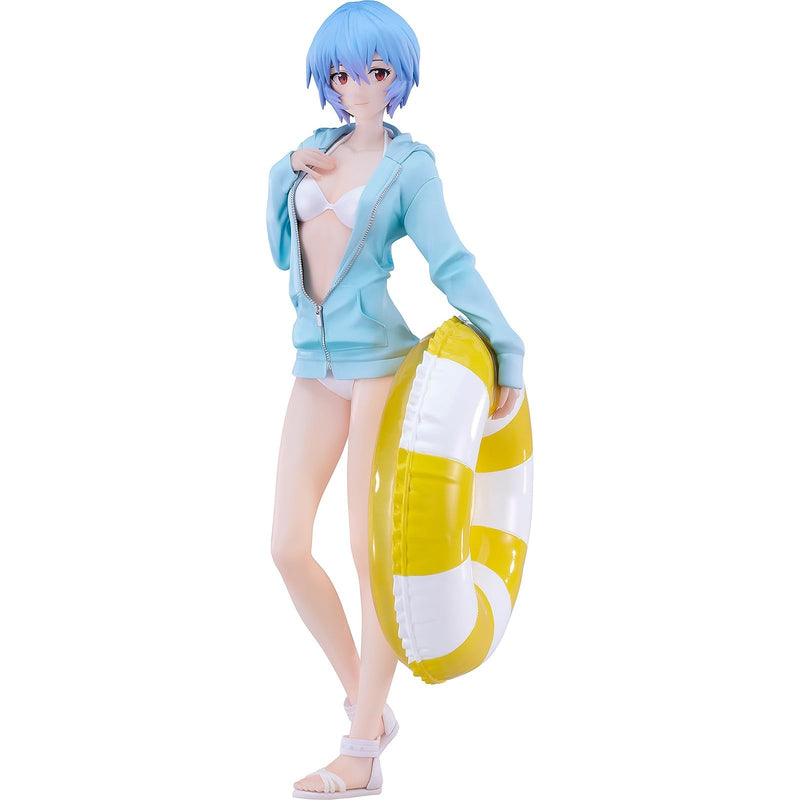 Good Smile Company-Rebuild of Evangelion-POP UP Parade Beach Queens Rei Ayanami L Size Figure