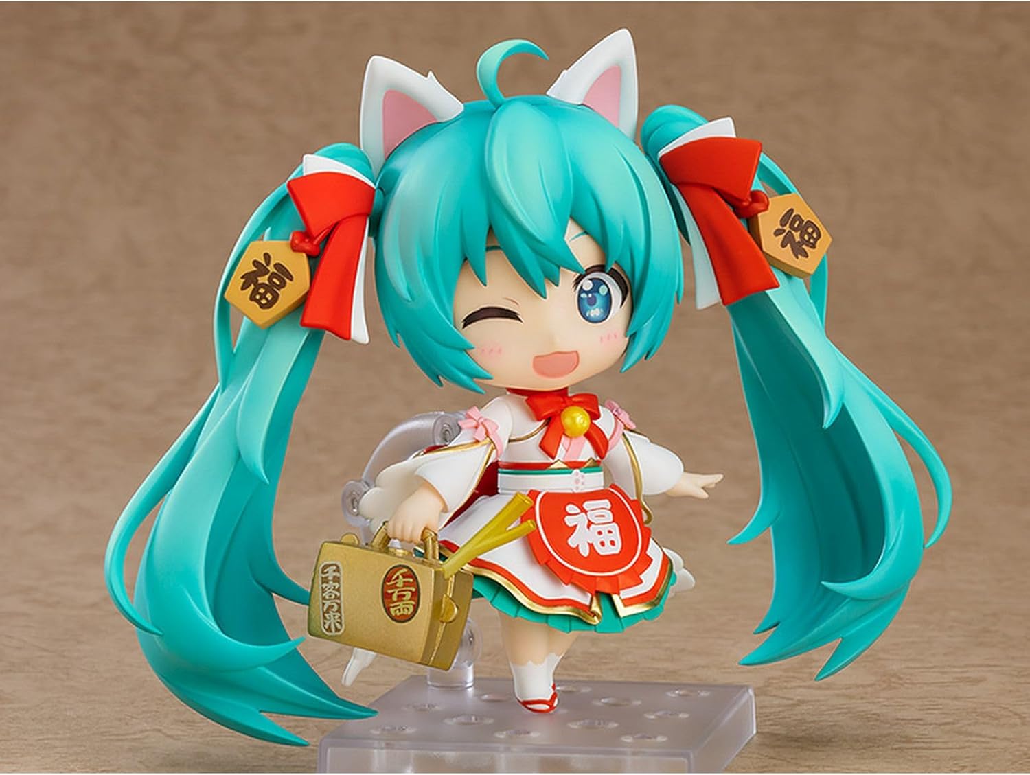 Good Smile Company Hatsune Miku Maneki Miku Version Figura 10 cm nendoroid re-Run