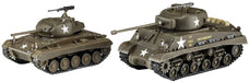 Hasegawa - 1/72 M4a3e Sherman En M24 Chaffee 2 Kits 30068