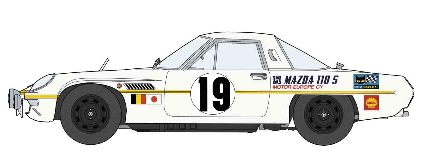 Hasegawa - 1/24 Mazda Cosomo Sport 1968 De La Route Ch50