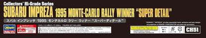 Hasegawa - 1/24 Subaru Impreza 1995 Monte Carlo Rally Ch51