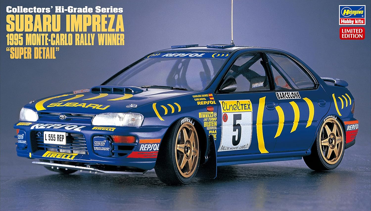 Hasegawa - 1/24 Subaru Impreza 1995 Monte Carlo Rally Ch51