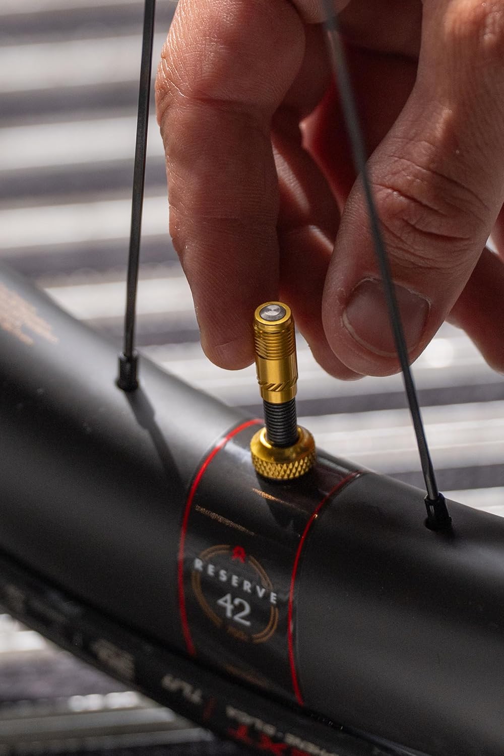 BBB Cycling CoreCap Universal Valve Upgrade Set - 300% More Airflow - High Volume Presta to Schrader Converter - Suitable for All Pumps - 2 Pack - Gold - BTI-165