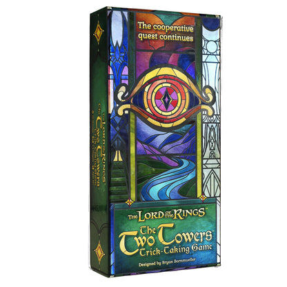Asmodee | The Lord Of The Rings: The Two Towers: Trick-Taking Game | Coöperatief kaartspel | Leeftijd 10+ | 1-4 spelers | 20+ minuten speeltijd Engels