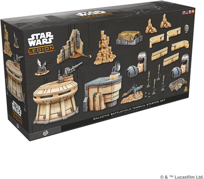 Asmodee | Star Wars Legion: Galactic Battlefield Terrain Starter Set | Miniatures Game Terrain | Ages 14+ | 2 Players | 90 Minutes Playing Time