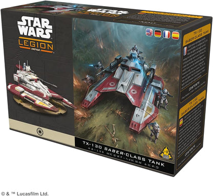 Asmodee | Star Wars Legion - TX-130 Saber Tank | Miniatures Tabletop Game | Ages 14+ | 2 Players | 3 Hours Playing Time