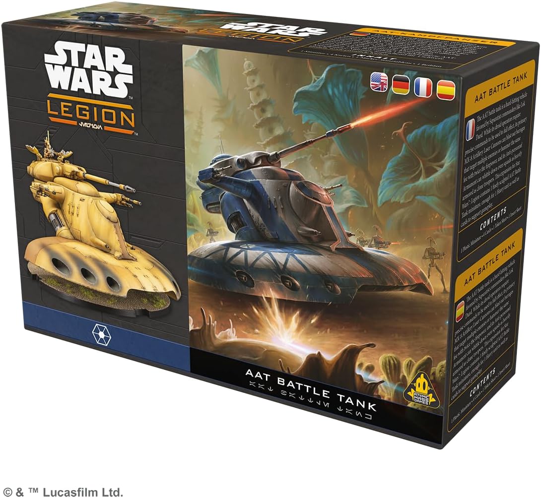Asmodee | Star Wars Legion - AAT Battle Tank | Miniatures Tabletop Game | Ages 14+ | 2 Players | 3 Hours Playing Time