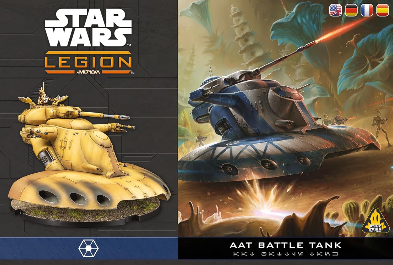 Asmodee | Star Wars Legion - AAT Battle Tank | Miniatures Tabletop Game | Ages 14+ | 2 Players | 3 Hours Playing Time