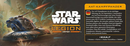 Asmodee | Star Wars Legion - AAT Battle Tank | Miniatures Tabletop Game | Ages 14+ | 2 Players | 3 Hours Playing Time