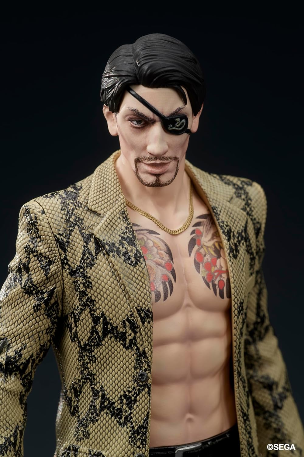 DIGSTA Dragon Gotoku Goro Mashima, Total Height Approx. 6.9 Inches (175 mm), Non-Scale, PVC, dipinto finito