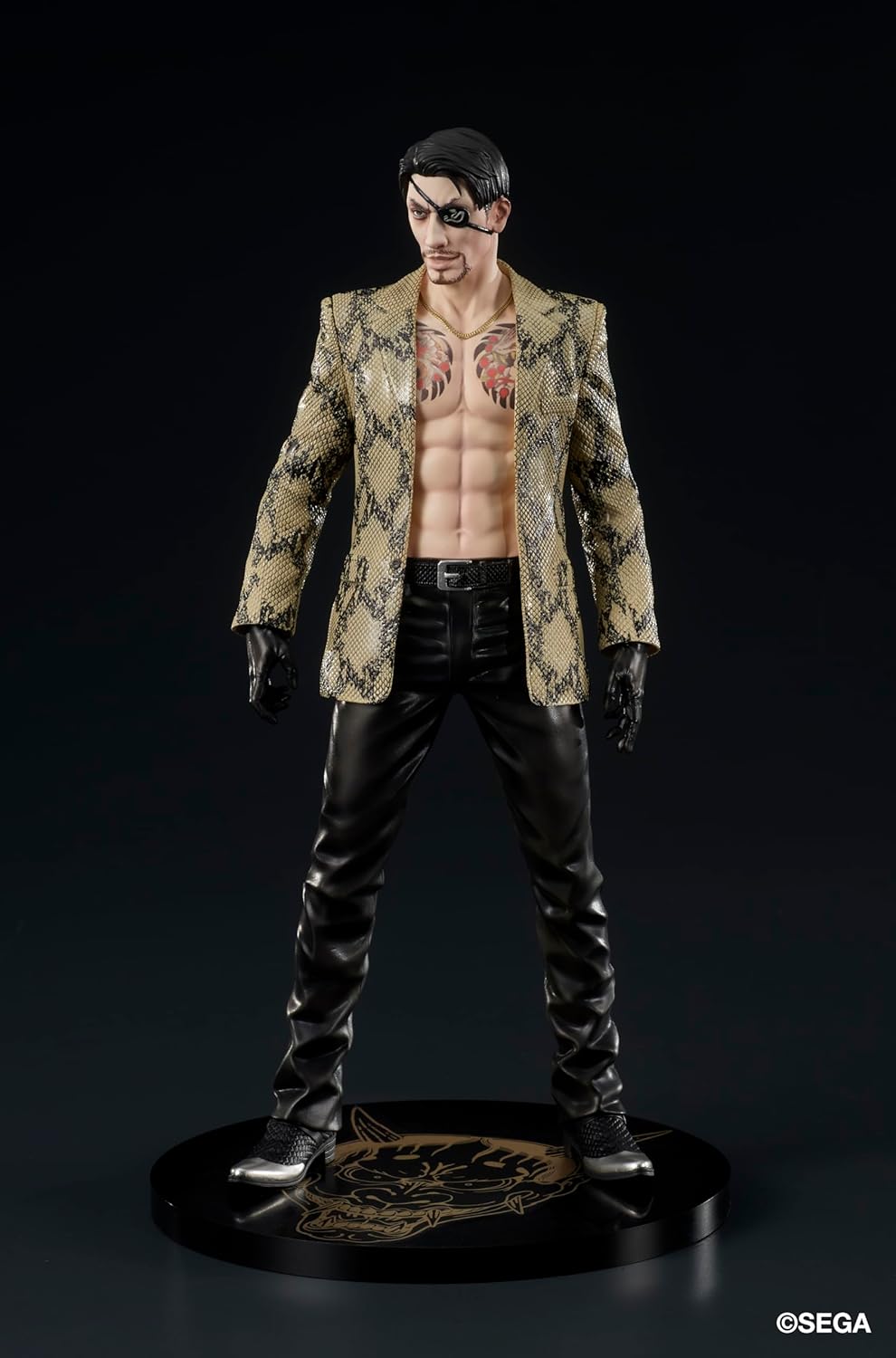 DIGSTA Dragon Gotoku Goro Mashima, Total Height Approx. 6.9 Inches (175 mm), Non-Scale, PVC, dipinto finito