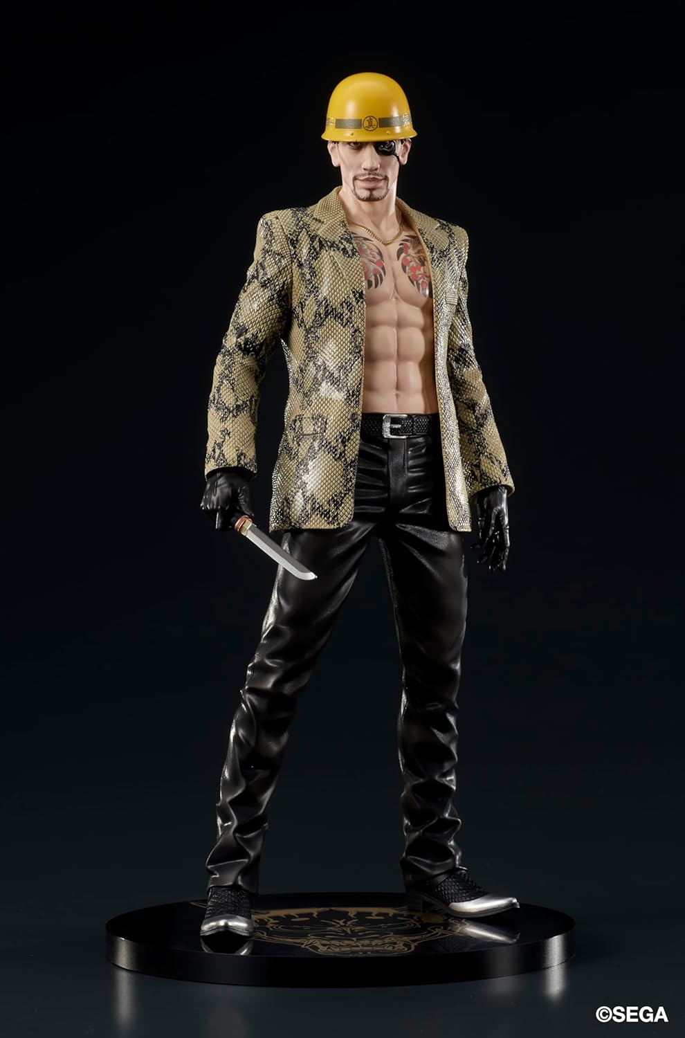 DIGSTA Dragon Gotoku Goro Mashima, Total Height Approx. 6.9 Inches (175 mm), Non-Scale, PVC, dipinto finito