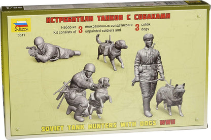 Soviet Tank Hunters With Dogs