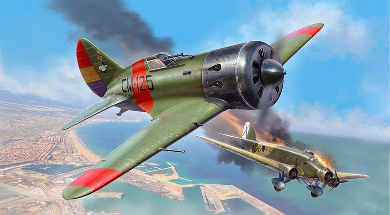 Zvezda 927330-1/72 I-16 Polikarpov Type 5 Scale 1:72