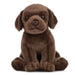 Living Nature Soft Toy - Chocolate Labrador Puppy (16cm), Brown
