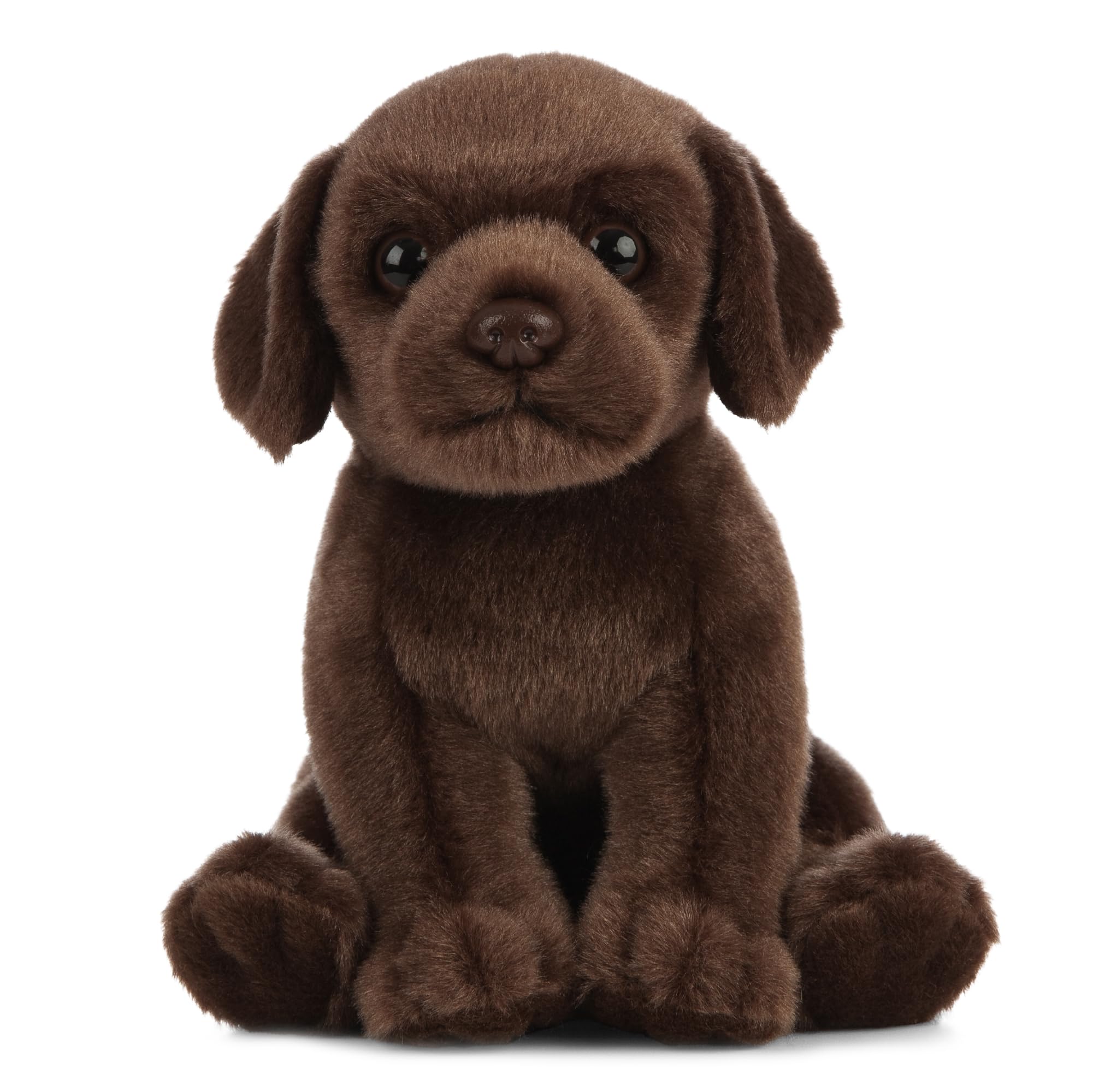 Living Nature Soft Toy - Chocolate Labrador Puppy (16cm), Brown