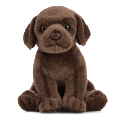 Living Nature Soft Toy - Chocolate Labrador Puppy (16cm), Brown