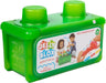 Jelly Blox 2-in-1 Storage Kit - Includes 30 Blocks - Toddler & Preschool Building Blocks Kids Can Squeeze, Stretch, Squish - Safety Tested & Ouch-Free - Tactile, Sensory Play Toy for Ages 2 Plus