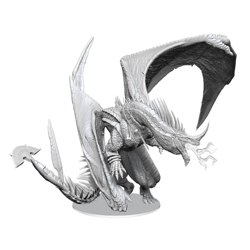 D&D Nolzur`S Marvelous Miniatures Unpainted Miniatures Ancient Blue Dragon 20 Cm