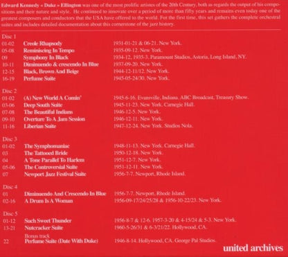 Ellington Duke: 'The Complete Orchestral Suites'. Composer Conducting. Rec. 1931-60