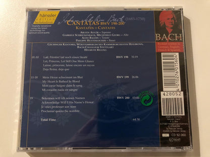 Cantatas Nos. 198 - 200 (Rilling, Stuttgart Bach Collegium)