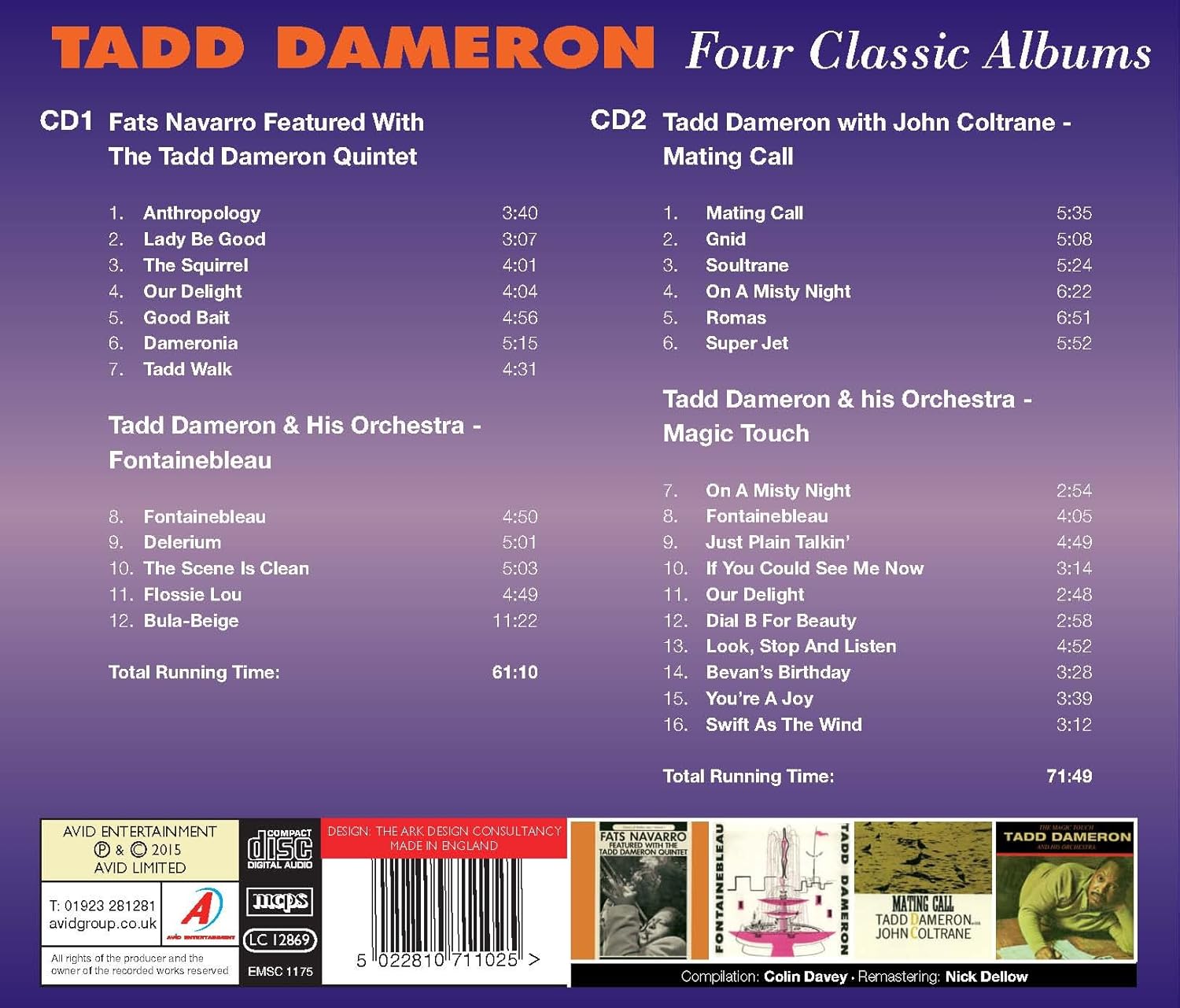 Tadd Dameron-Four Classic