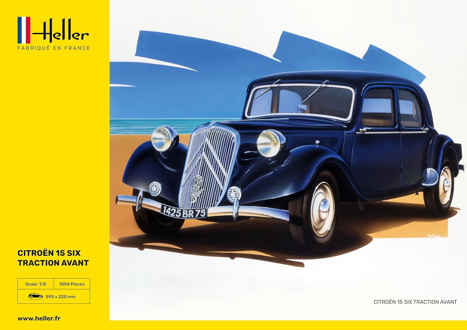 Heller 80799 Modelbouwset Citroën 15 SIX "Traction Avant"