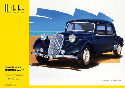 Heller 80799 Modelbouwset Citroën 15 SIX "Traction Avant"
