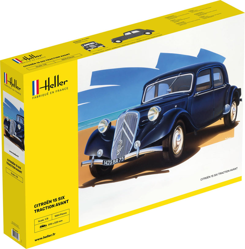 Heller 80799 Modelbouwset Citroën 15 SIX "Traction Avant"