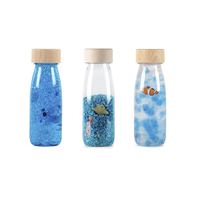 Drie Sensorische Flessen - Set Oceaan (Serenity)