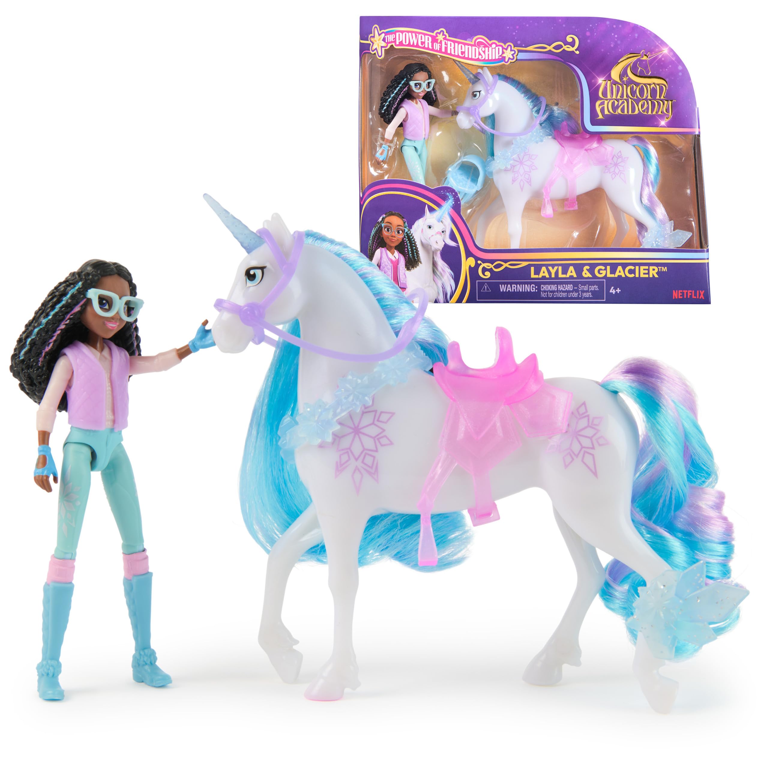 Unicorn Academy 6072675 ll UnicrnSetsLaylaGlacr Ref, meerkleurig
