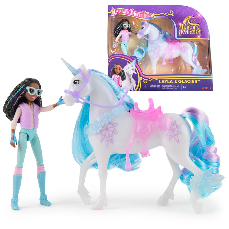 Unicorn Academy 6072675 ll UnicrnSetsLaylaGlacr Ref, meerkleurig