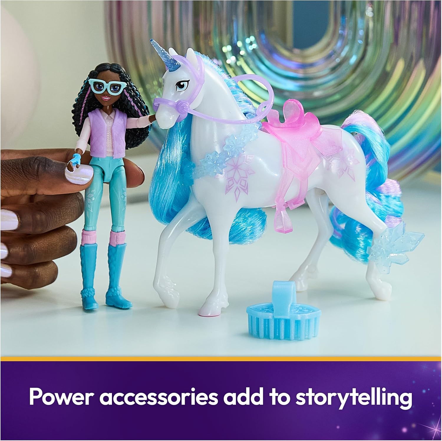 Unicorn Academy 6072675 ll UnicrnSetsLaylaGlacr Ref, meerkleurig