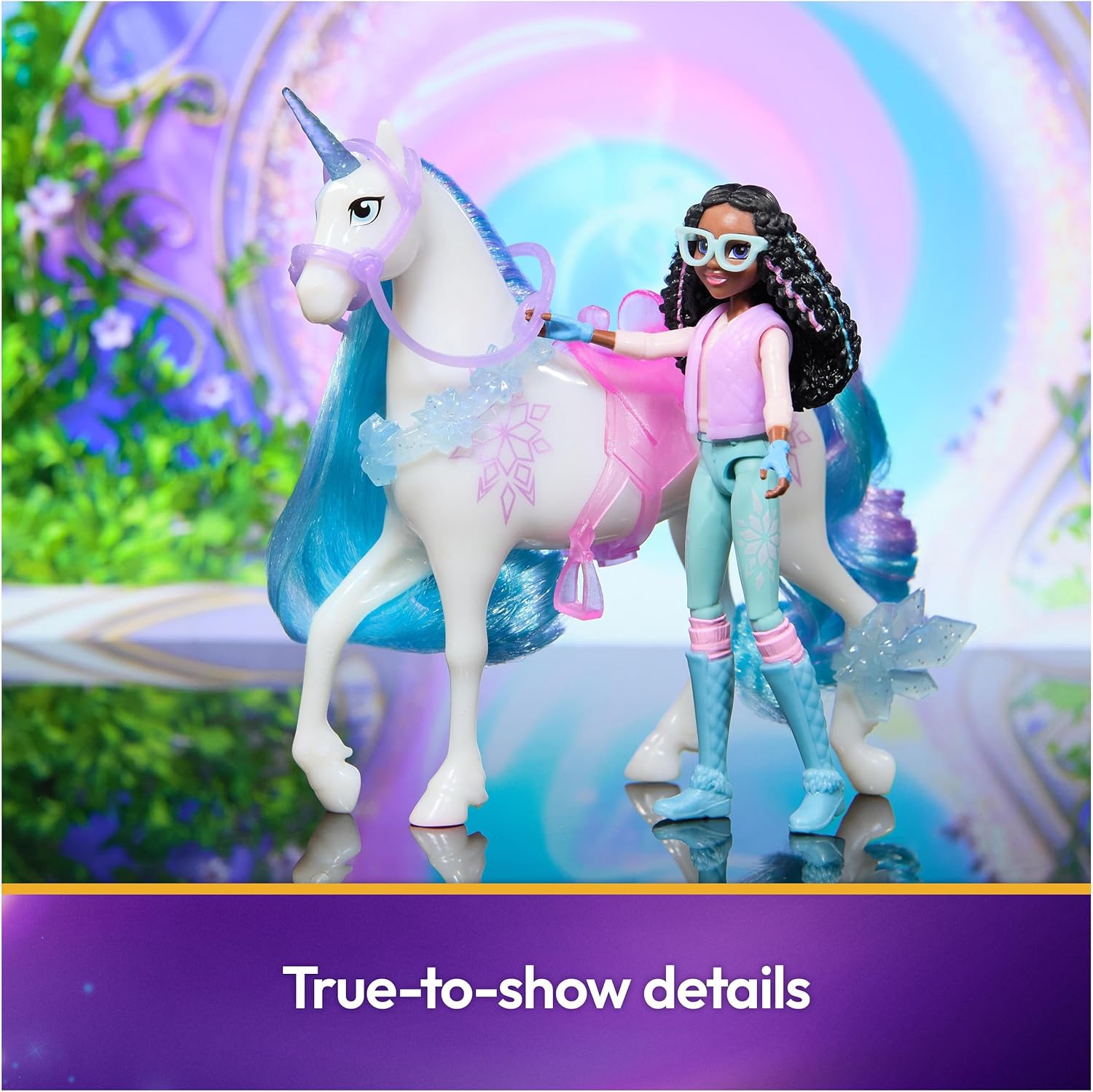 Unicorn Academy 6072675 ll UnicrnSetsLaylaGlacr Ref, meerkleurig