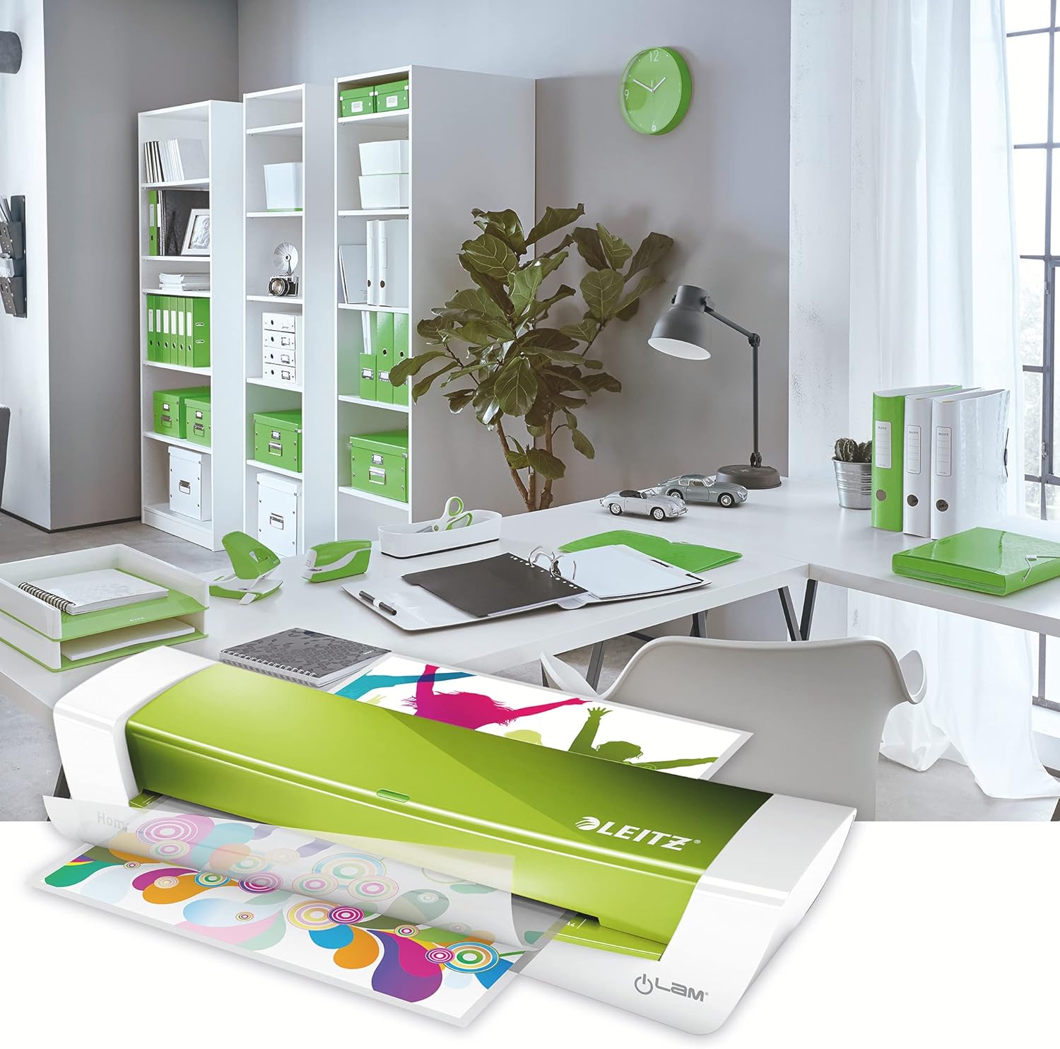 Leitz - Laminating Machine Ilam Home Office A4 Green