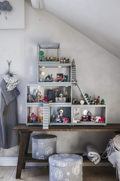 Lundby Poppenhuis accessoires - trappen voor poppenhuis - 20,5 cm spel huis trap voor minipoppen 11 cm - leeftijd 3+, schaal 1:18