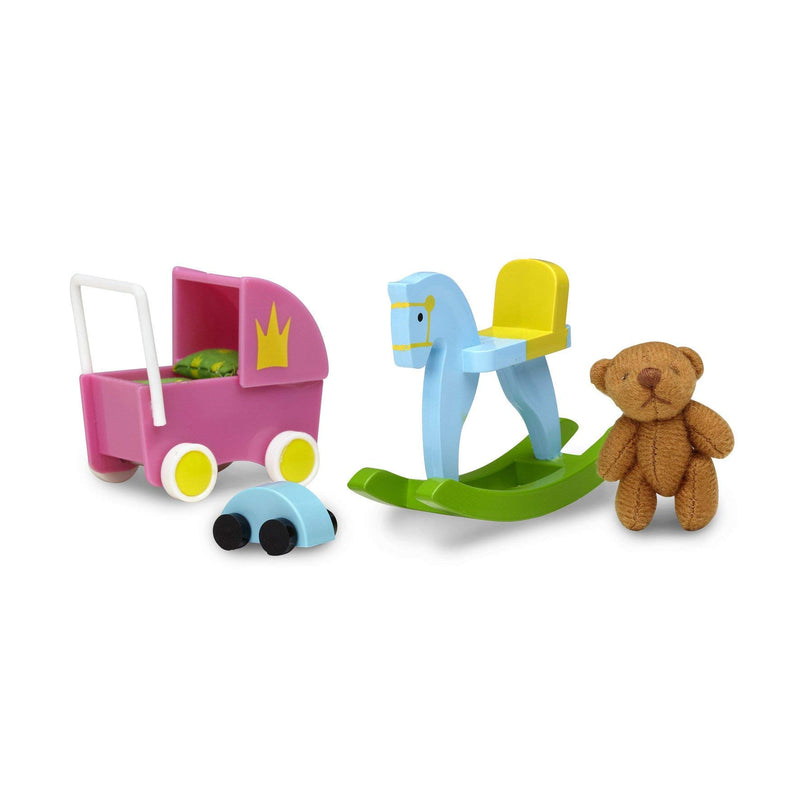 Lundby Poppenhuis accessoires - mini poppen huismeubels, kunststof & stoffen poppen huis poppenaccessoires speelsets - leeftijd 4+, schaal 1:18