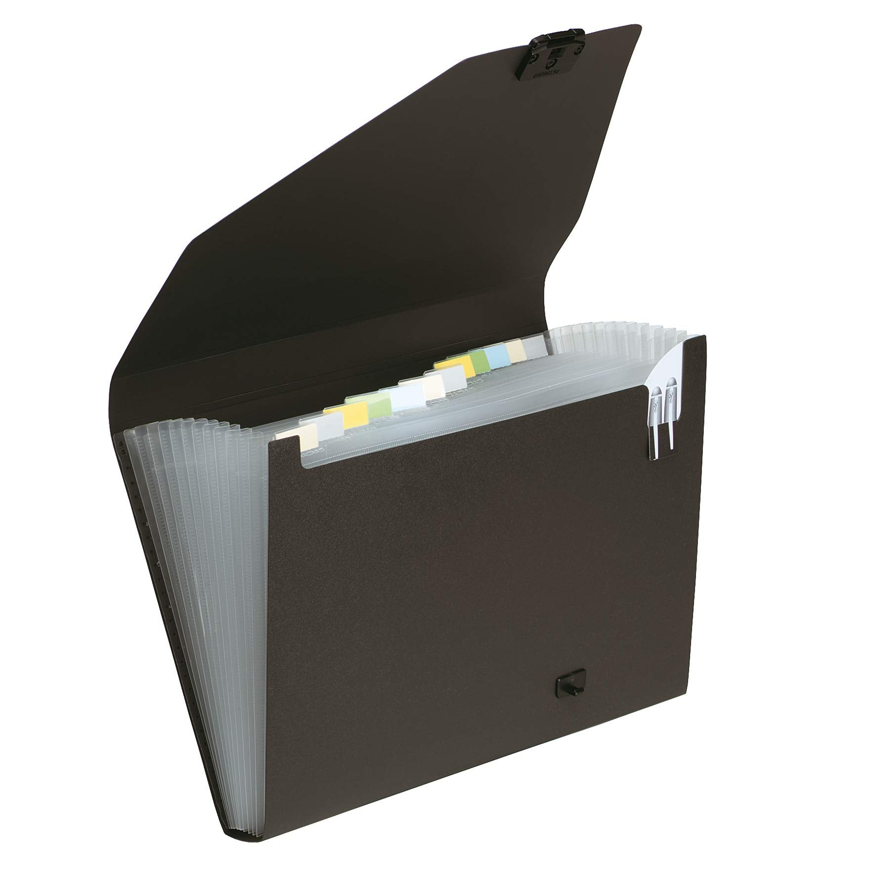 Snopake A4 Expanding Organiser 13-Part – Black  Ref: 11219